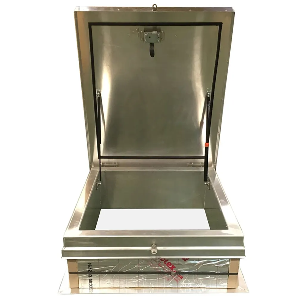 Premium Aluminium Roof Hatch | Internal Cab Lock/ External Push Button